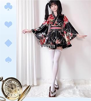 Amazon.co.jp: [TUTUJI] 着物ミニドレス 花魁 コスプレ よさこい